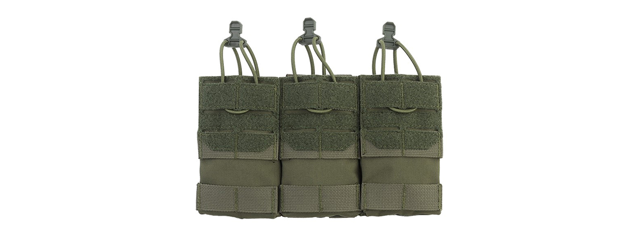 Dual Purpose 5.56 Triple Magazine Pouch - (OD Green)