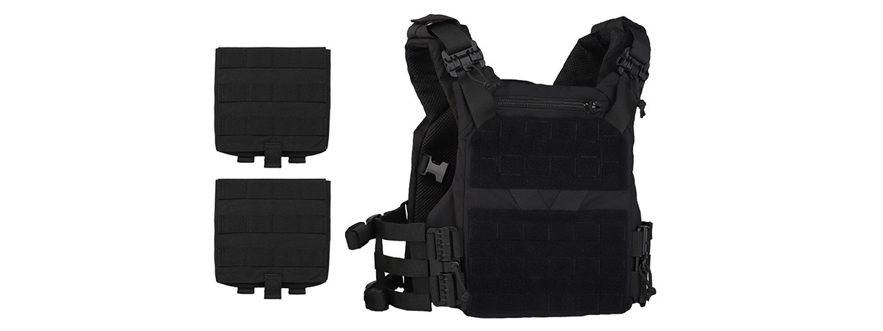 K19 Full-Size Tactical Plate Carrier - (Black)