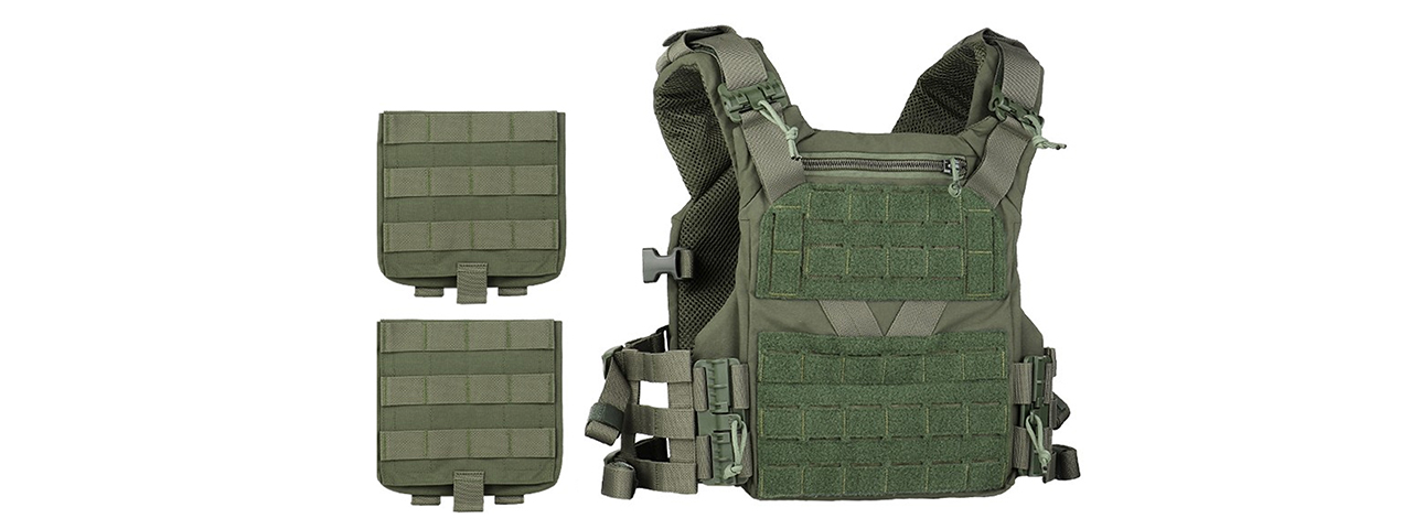 K19 Full-Size Tactical Plate Carrier - (OD Green)