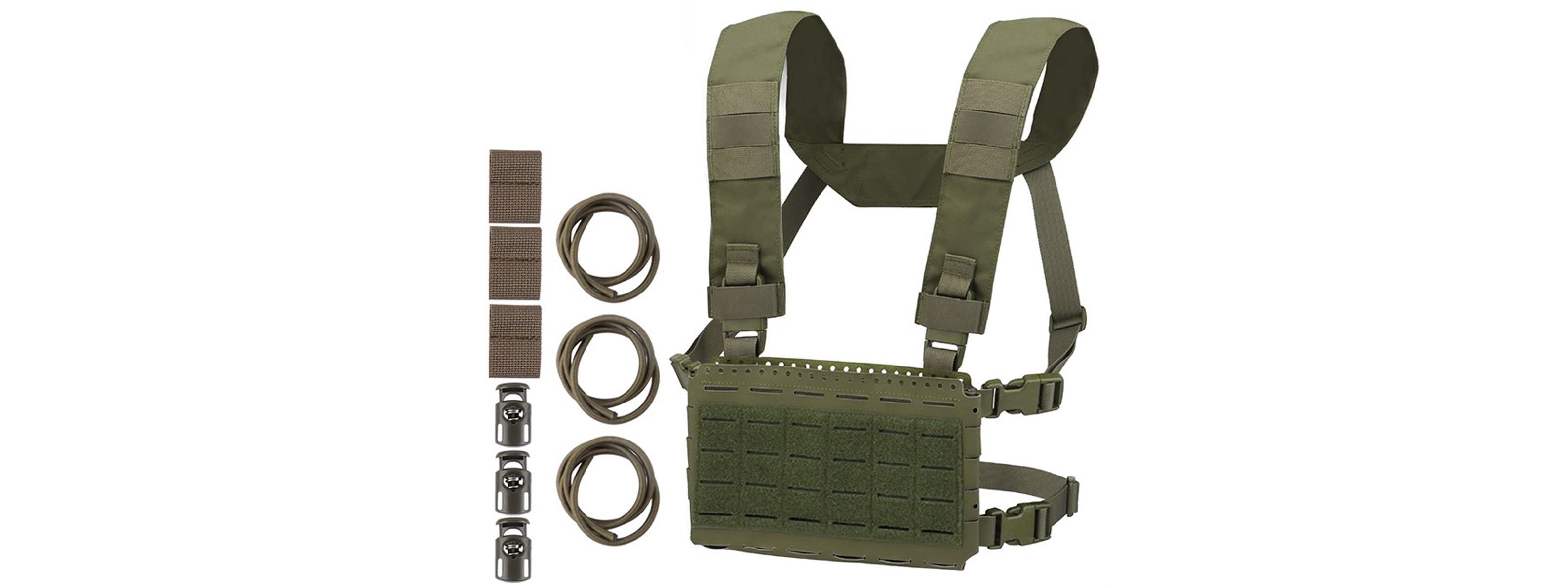 M4 Triple Magazine Elastic Plate - (OD Green)