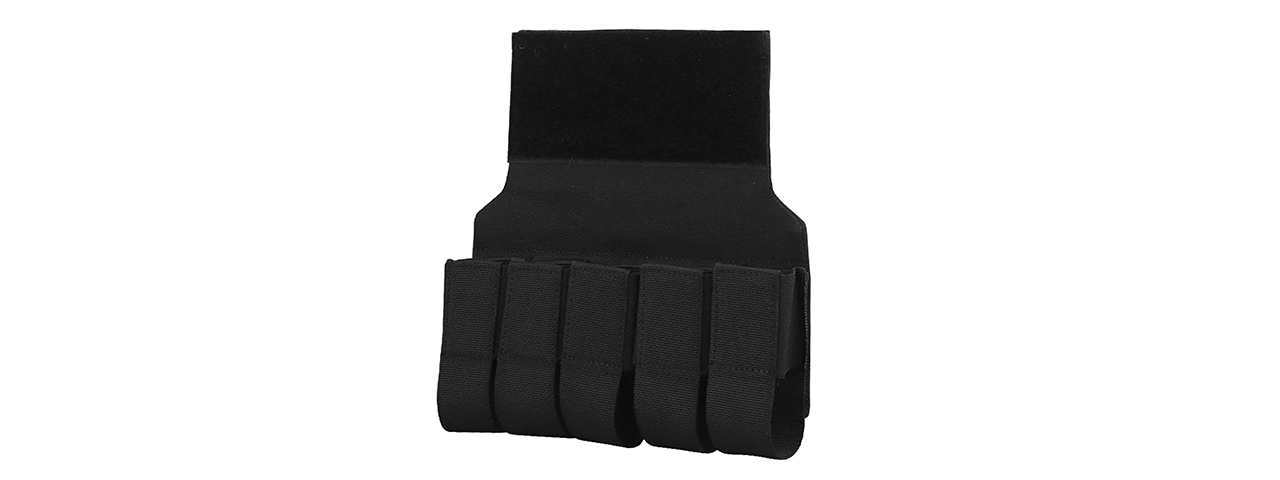 MOLLE Webbing Quintuplets Grenade Pouches For Tactical Vest Expansion - (Black)