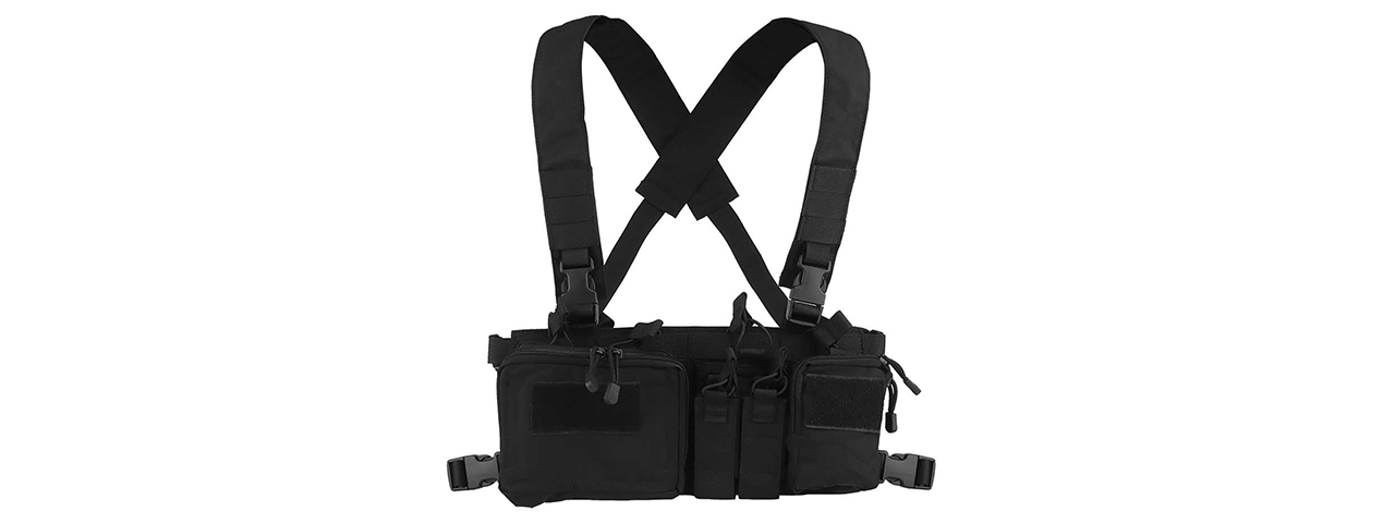 Strategic Style Tactical Chest Rig - (Black)