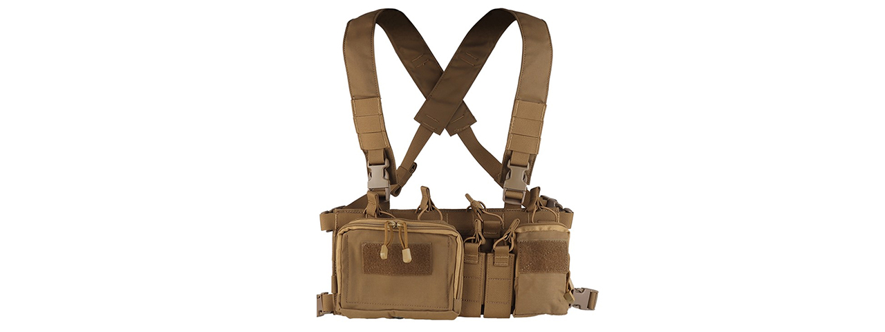 Strategic Style Tactical Chest Rig - (Tan)