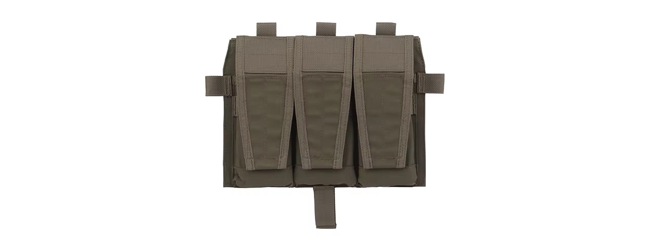 Code 11 Tactical M4 Flapped Tripple Magazine Pouch - (Ranger Green)