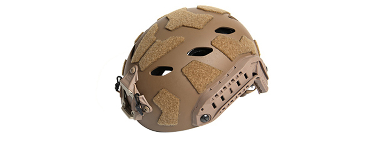 FMA Fast SF Right Angle Vent Helmet - (Dark Earth/M) - Click Image to Close