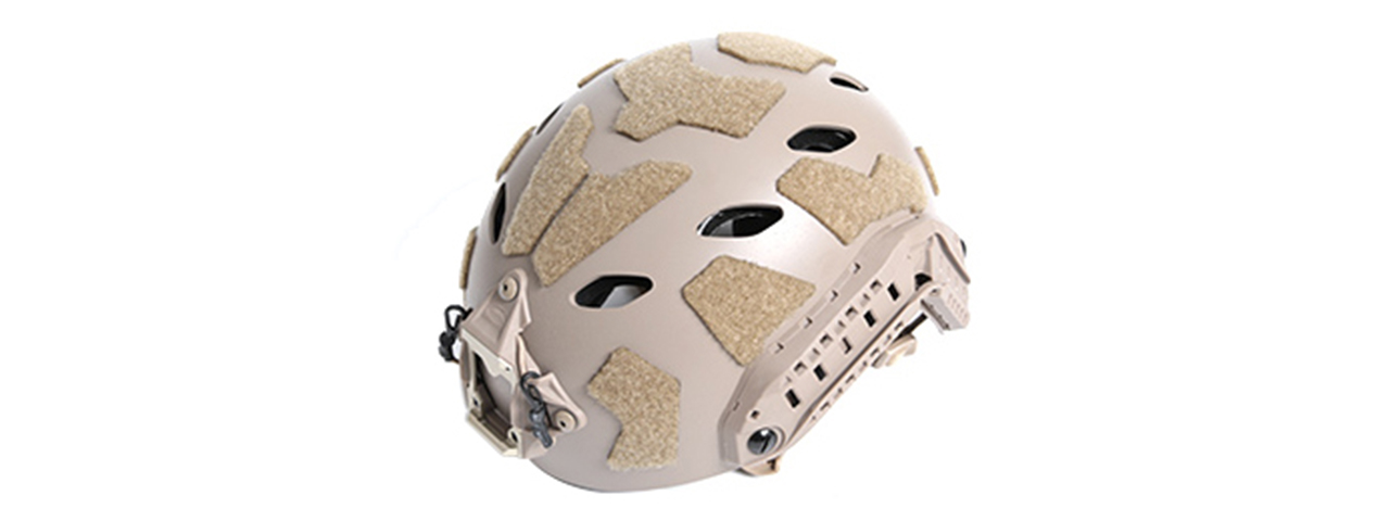 FMA Fast SF Right Angle Vent Helmet - (Tan/M) - Click Image to Close