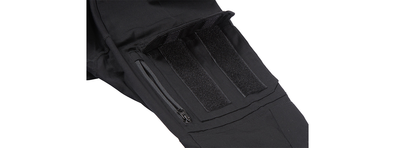 Lancer Tactical Gen4 Combat BDU XL Airsoft Shirt - (Black)