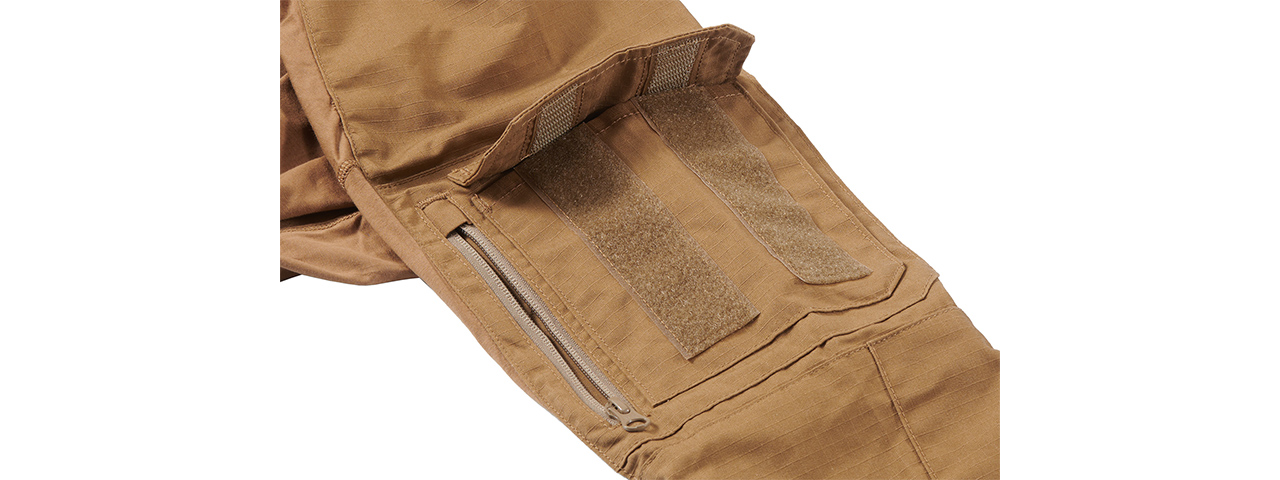 Lancer Tactical Gen4 Combat BDU XXL Airsoft Shirt - (Tan)