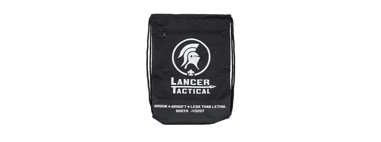 Lancer Tactical Drawstring Bag - (Black)