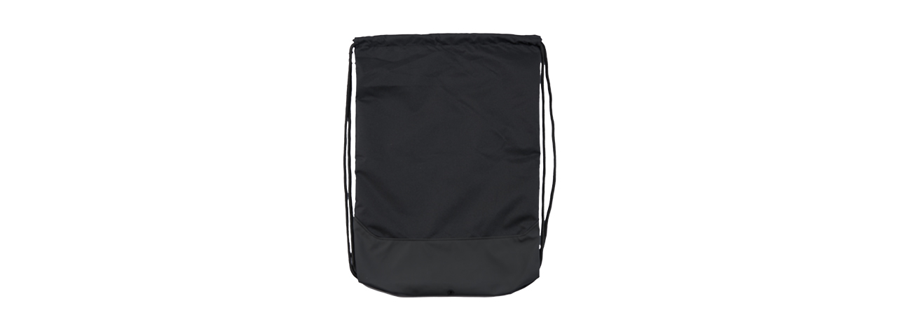 Lancer Tactical Drawstring Bag - (Black) - Click Image to Close