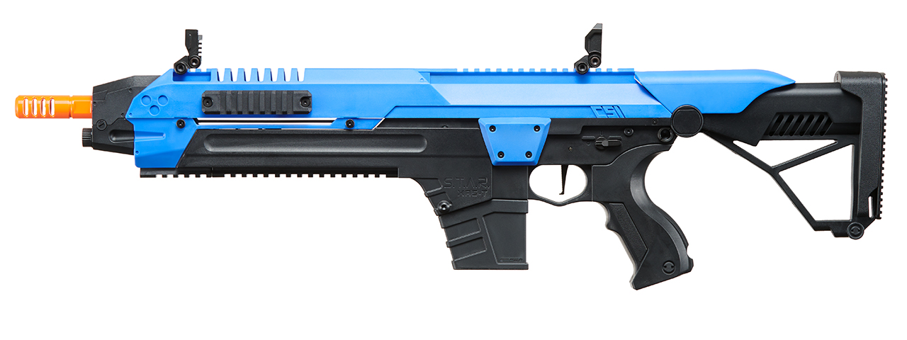 Poseidon CSI XR5 Series Advanced Battle Rifle - (Blue) - Click Image to Close