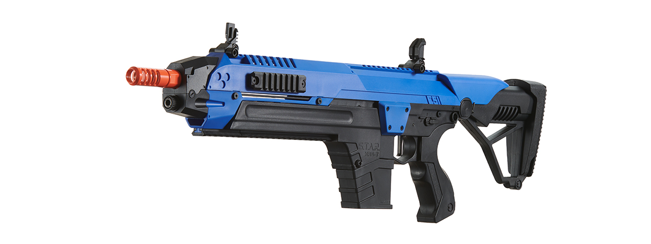 Poseidon CSI XR5 Series Advanced Battle Rifle - (Blue) - Click Image to Close