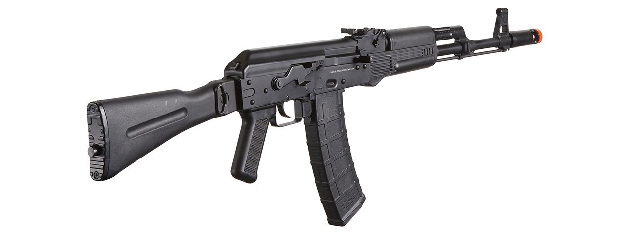 WellFire AK74 Co2 Blowback Airsoft Rifle with Folding Stock (Color: Black)