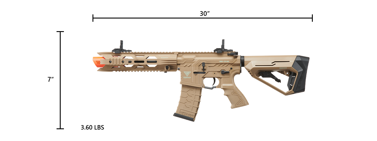 HFC Raystar RS4 Carbine Airsoft AEG Rifle - (Tan)