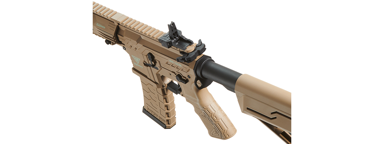HFC Raystar RS4 Carbine Airsoft AEG Rifle - (Tan) - Click Image to Close