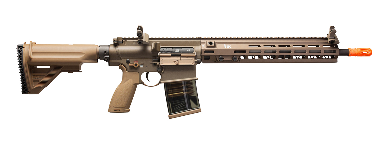 Heckler & Koch M110 A1 AEG Airsoft Rifle - (Tan) - Click Image to Close