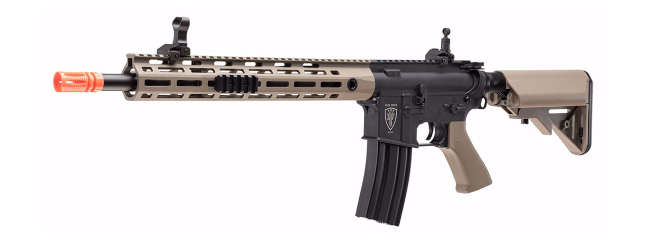 Elite Force CFRX M4 Airsoft AEG Rifle w/ Built-In Eye Trace Tracer Unit - (Tan) - Click Image to Close