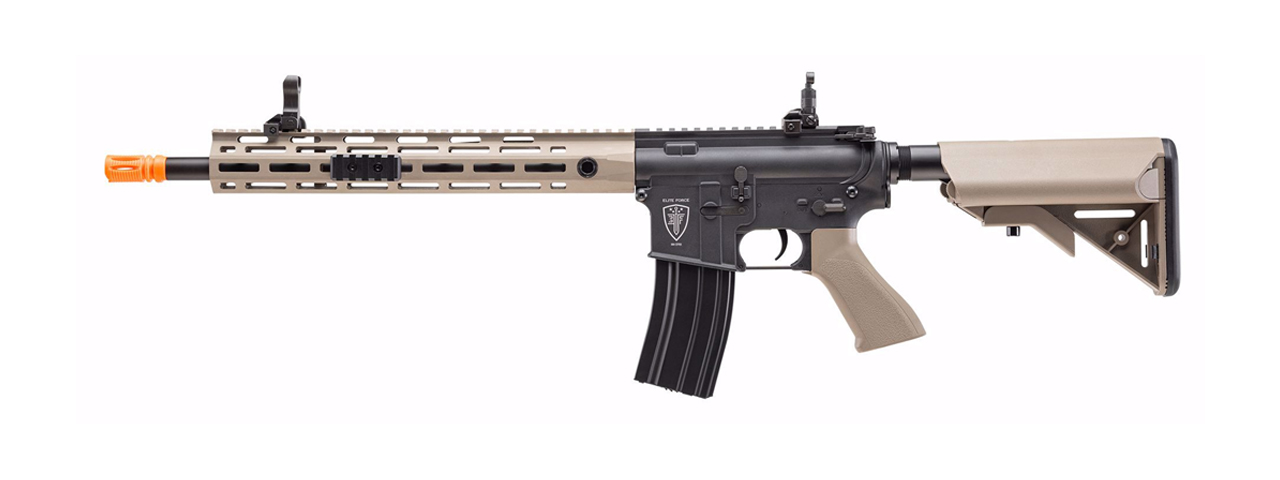 Elite Force CFRX M4 Airsoft AEG Rifle w/ Built-In Eye Trace Tracer Unit - (Tan) - Click Image to Close