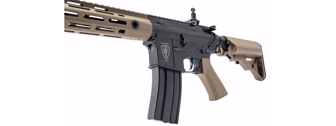 Elite Force CFRX M4 Airsoft AEG Rifle w/ Built-In Eye Trace Tracer Unit - (Tan) - Click Image to Close