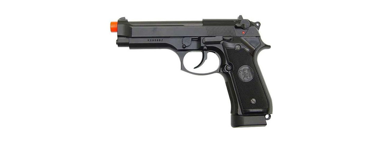 KJW Full Metal M9 Government Airsoft Gas Blowback Pistol - Click Image to Close