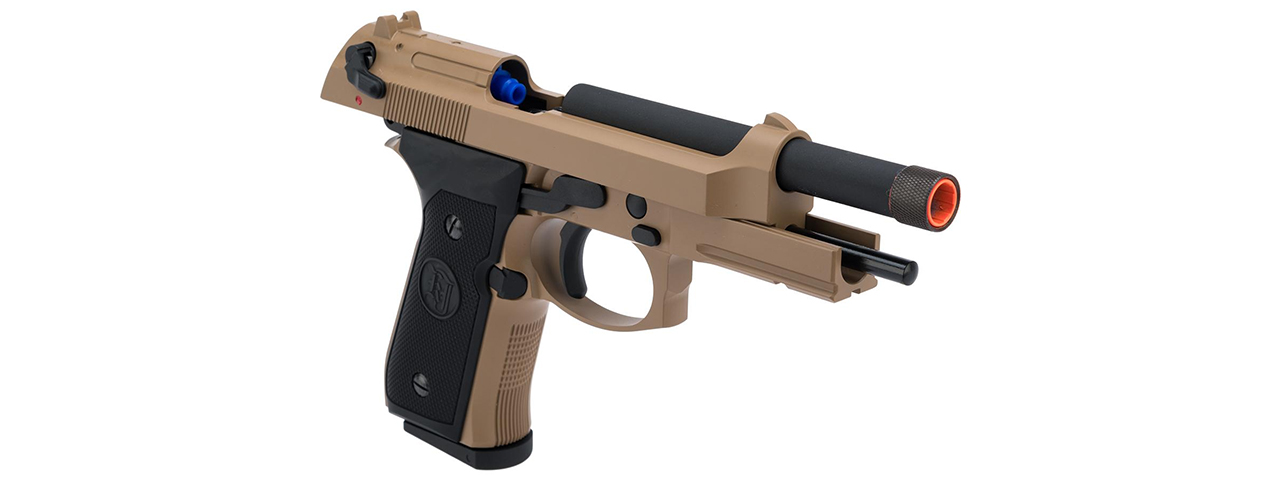 KJW Full Metal M9A1 CO2 Gas Blowback Airsoft Pistol - Click Image to Close