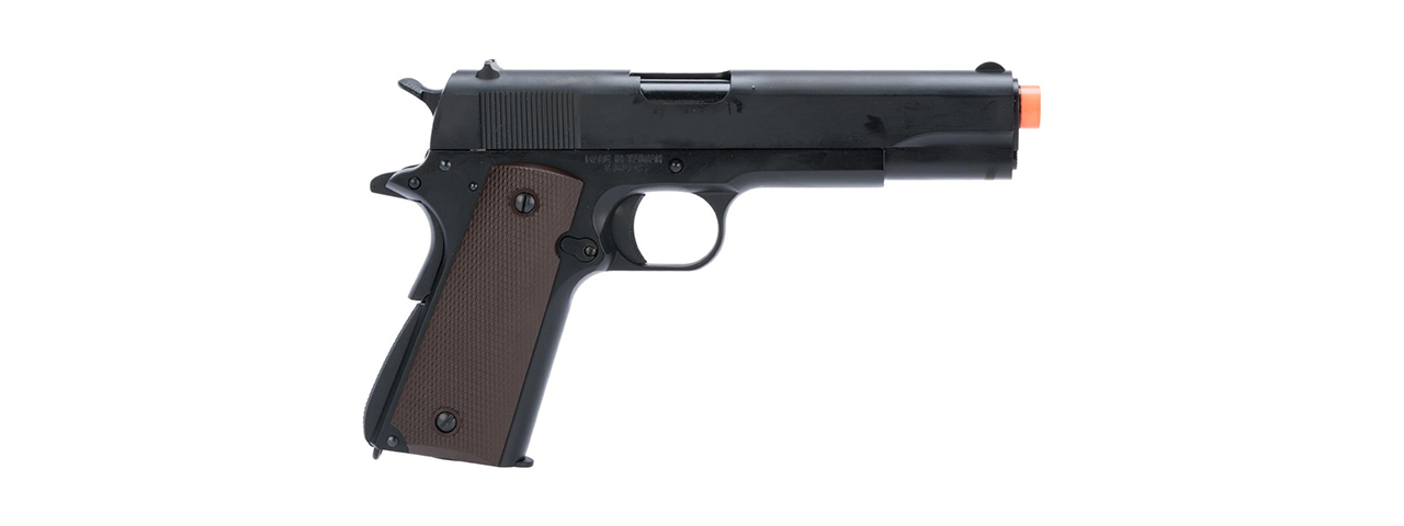 KJW Full Metal M1911-A1 CO2 Gas Blowback GBB Airsoft Pistol - (Black)