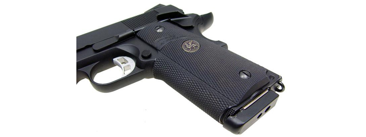 KJW KP07 M1911 Full Metal Tokyo Marui System CO2 Gas Blowback Pistol - Click Image to Close