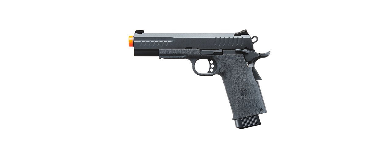 KJW Metal Slide KP-08 1911 CO2 Gas Blow Back Pistol - (Black) - Click Image to Close