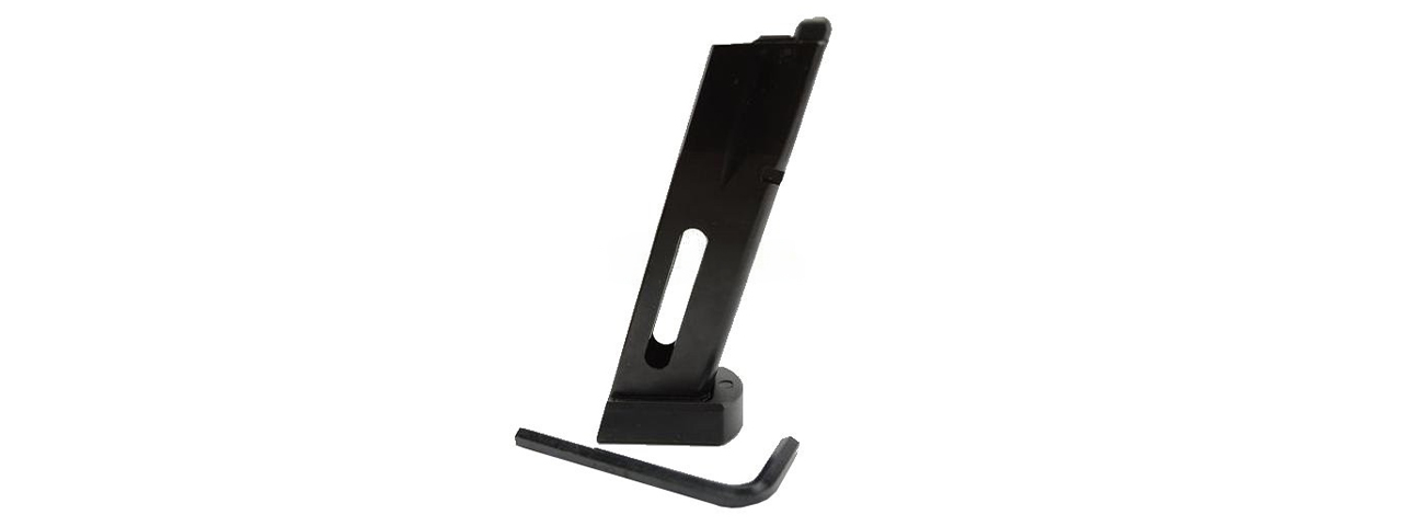 KJW 26rds CO2 Metal Magazine For KP-09 Gas Blow Back Pistol