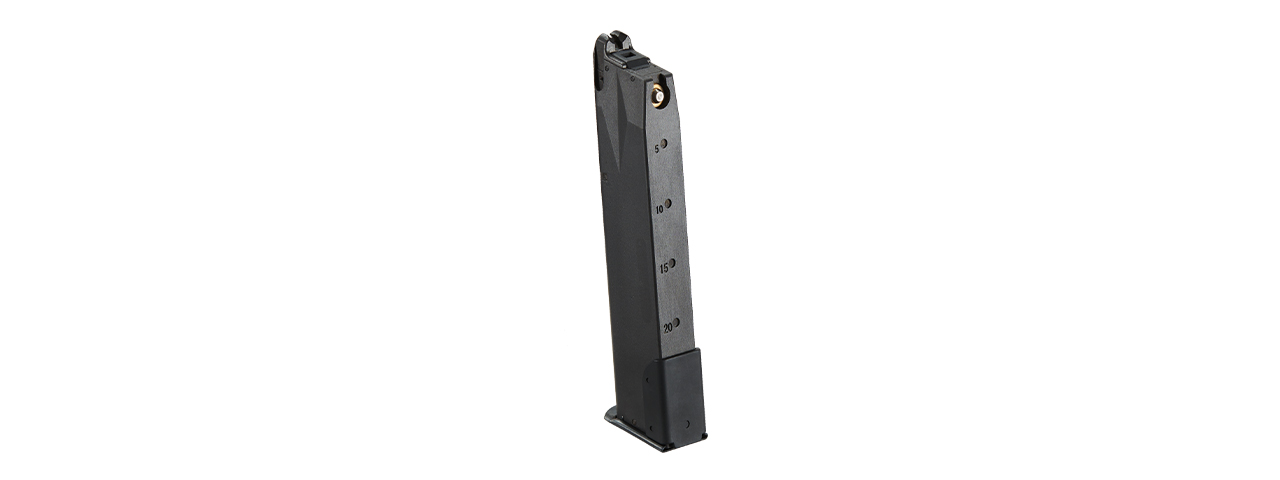 KSC M9 / M92 / M93R II Gas Magazine For System 7 GBB Pistol - (32 Round) - Click Image to Close