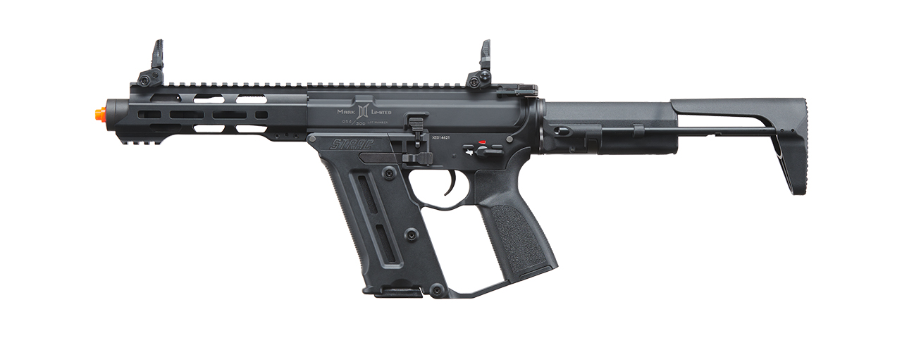 KSC STRAC TEG AEG Sub Machine Gun - (Black) - Click Image to Close