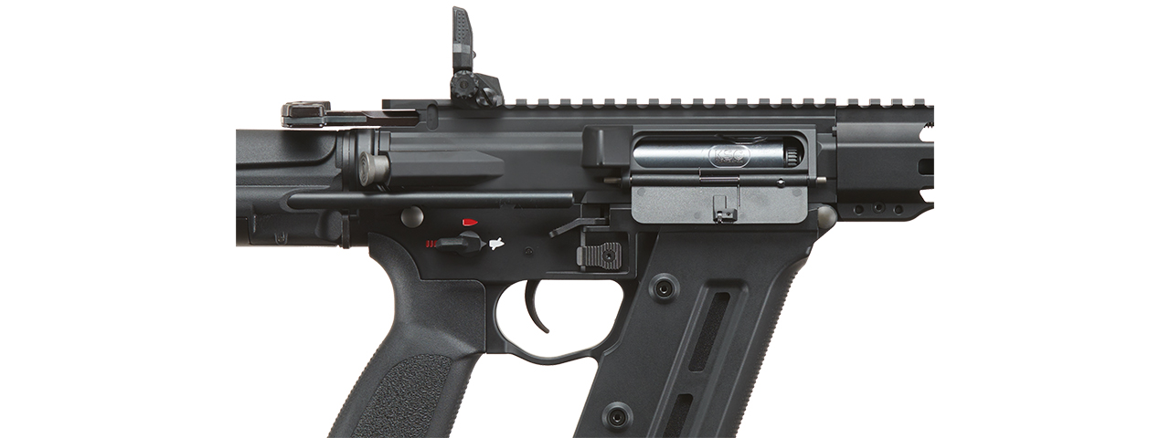 KSC STRAC TEG AEG Sub Machine Gun - (Black) - Click Image to Close