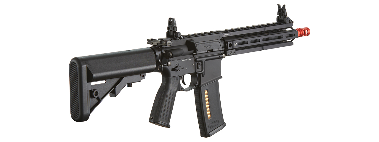 KWA AEG 2.5 Tactical M10 Airsoft AEG Rifle w/ Kinetic Feedback System and M-LOK Handguard - (Black) - Click Image to Close