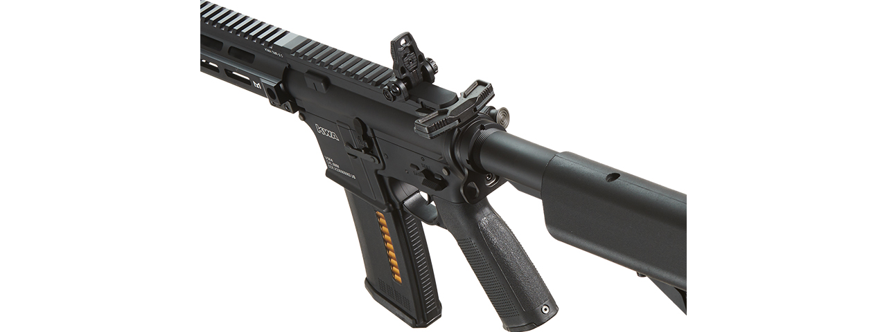 KWA AEG 2.5 Tactical M10 Airsoft AEG Rifle w/ Kinetic Feedback System and M-LOK Handguard - (Black) - Click Image to Close