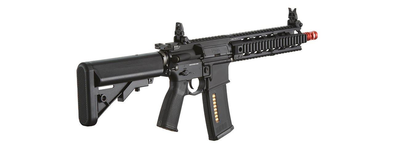 KWA AEG 3.0 Tactical Q10 Airsoft AEG Rifle w/ Kinetic Feedback System and Picatinny Quad Rail - (Black)