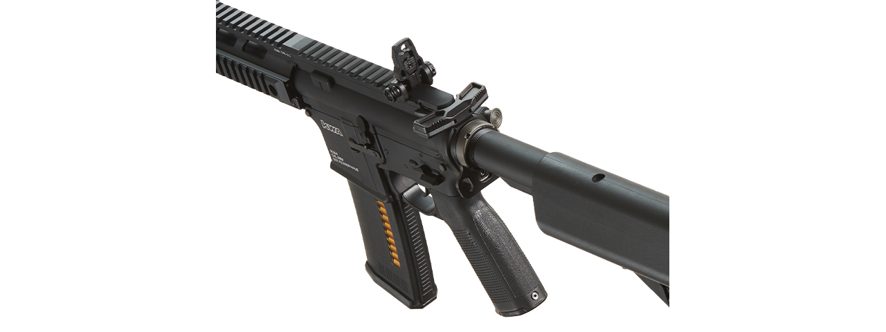 KWA AEG 3.0 Tactical Q10 Airsoft AEG Rifle w/ Kinetic Feedback System and Picatinny Quad Rail - (Black)