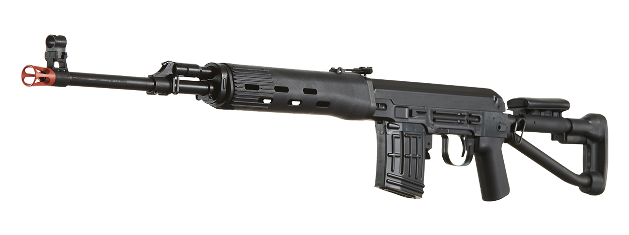LCT Airsoft SVDS Airsoft AEG Sniper Rifle - (Black)