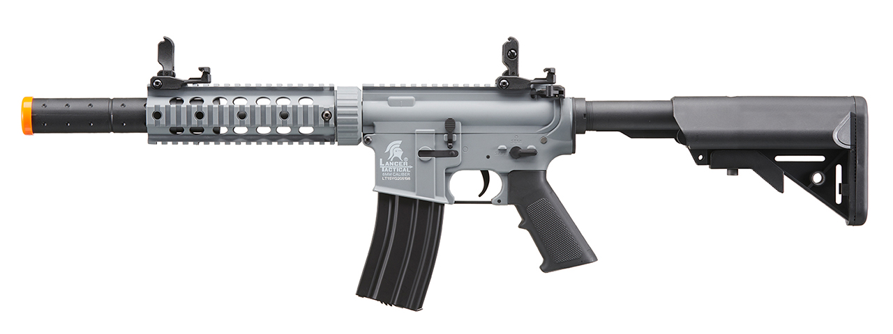 Lancer Tactical Gen 2 M4 SD Carbine Airsoft AEG Rifle (Color: Gray)