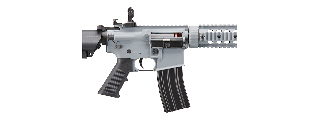 Lancer Tactical Gen 2 M4 SD Carbine Airsoft AEG Rifle (Color: Gray)