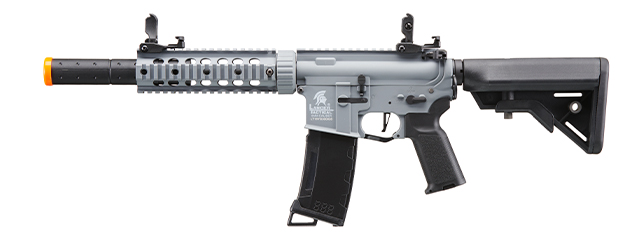 Lancer Tactical Gen 2 M4 Carbine SD AEG Airsoft Rifle - (Gray) - Click Image to Close