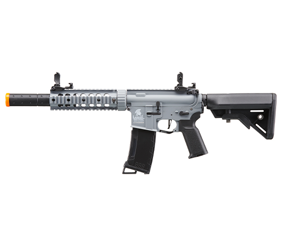 Lancer Tactical Gen 2 M4 Carbine SD AEG Airsoft Rifle - (Gray) - Click Image to Close