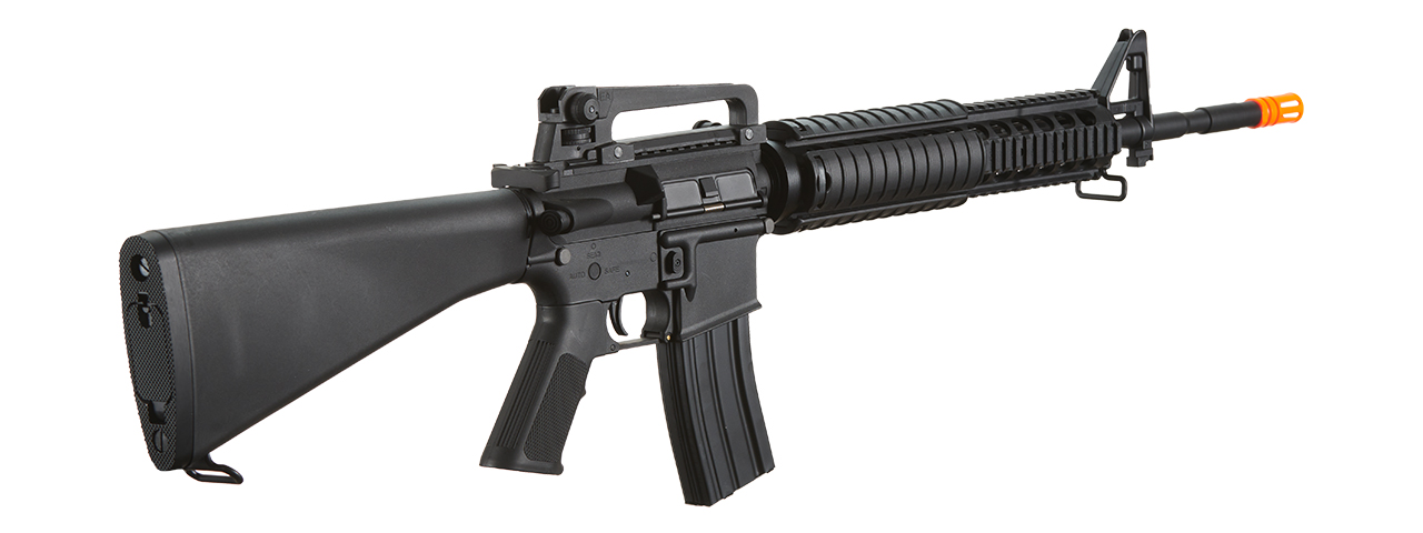 Lancer Tactical M4 Gen 2 Metal Front Rail AEG Airsoft Rifle - (Black)