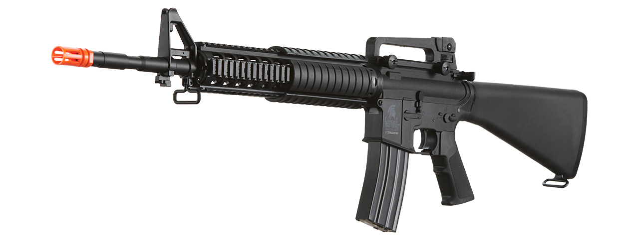 Lancer Tactical M4 Gen 2 Metal Front Rail AEG Airsoft Rifle - (Black)
