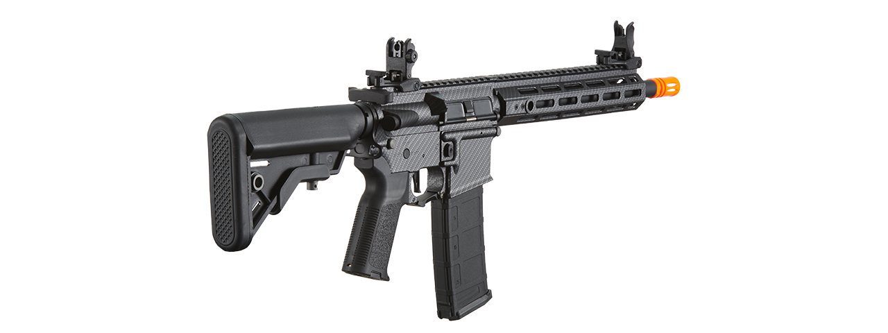 Lancer Tactical Gen 3 Hellion M-LOK 10" Airsoft M4 AEG (Black/Carbon) - Click Image to Close