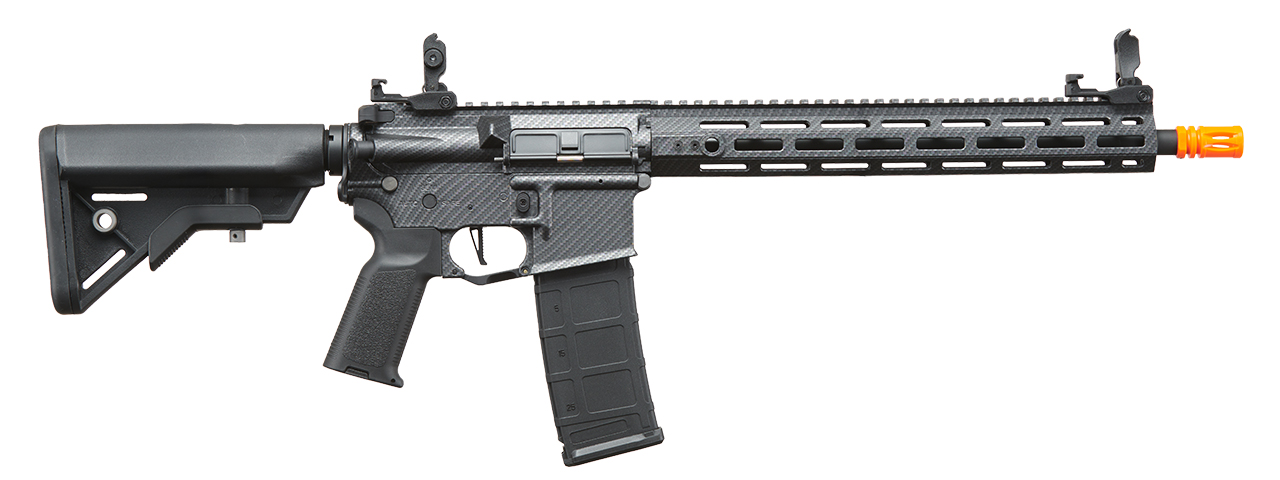 Lancer Tactical Gen 3 Hellion M-LOK 13" Airsoft M4 AEG (Black/Carbon) - Click Image to Close