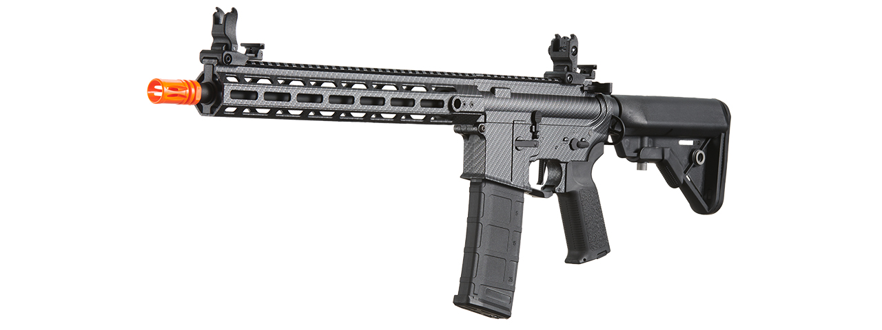 Lancer Tactical Gen 3 Hellion M-LOK 13" Airsoft M4 AEG (Black/Carbon) - Click Image to Close