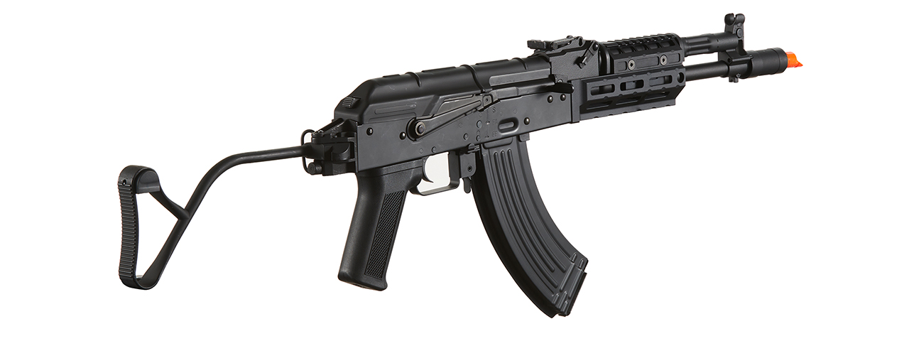 Lancer Tactical AK-Series AK-74M AEG Airsoft Rifle Non ETU w/ M-LOK Handguard & SG-11B Mag - (Black)