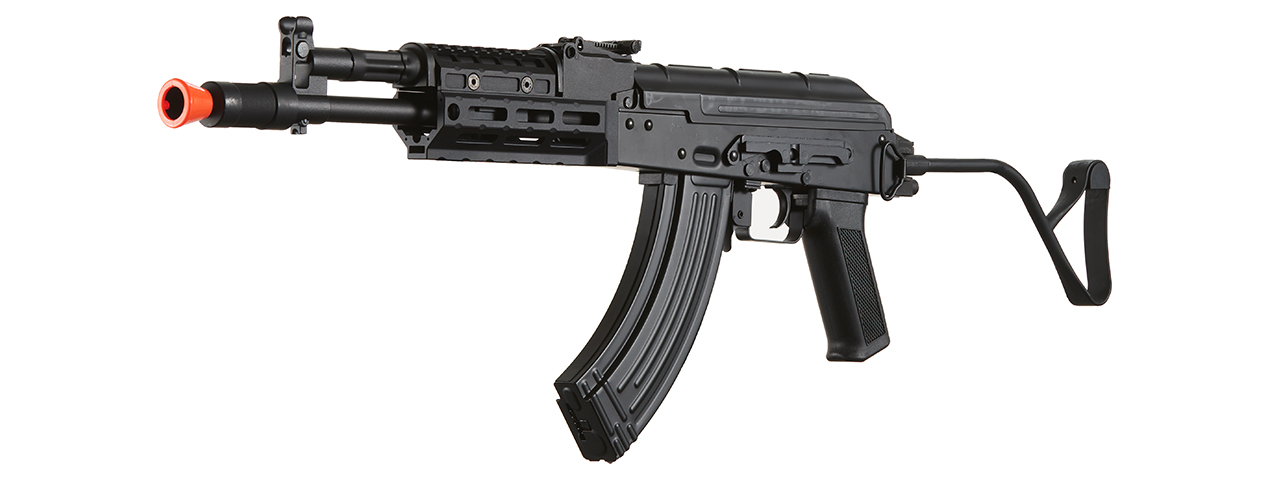 Lancer Tactical AK-Series AK-74M AEG Airsoft Rifle Non ETU w/ M-LOK Handguard & SG-11B Mag - (Black)