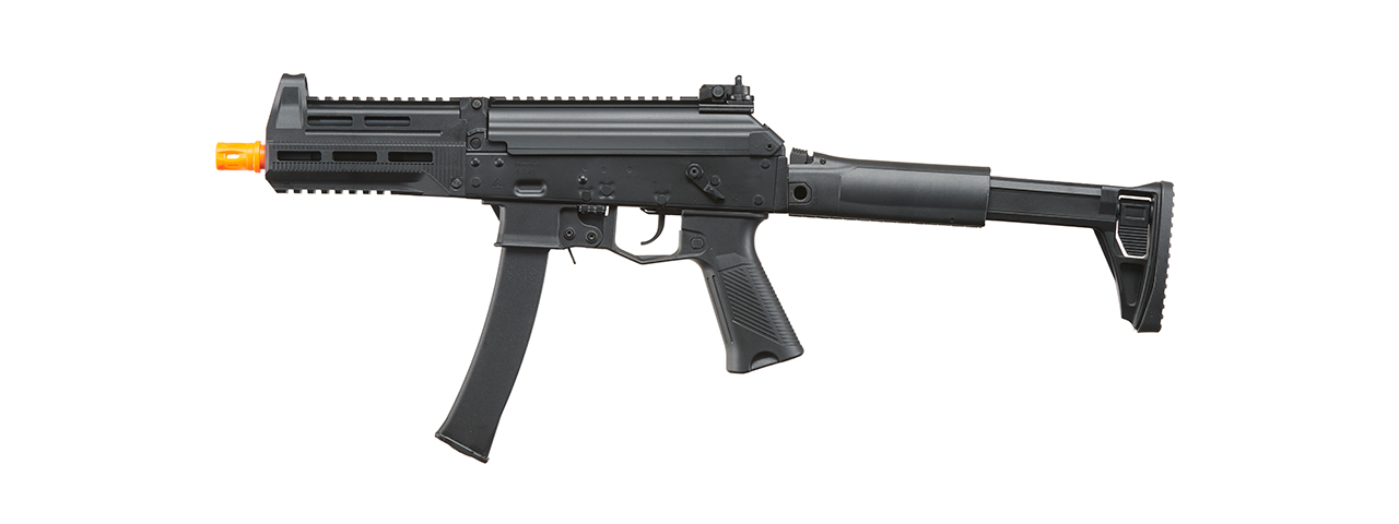 Lancer Tactical PP20 Airsoft SMG AEG Rifle (EBB) - (Full Metal/Black)