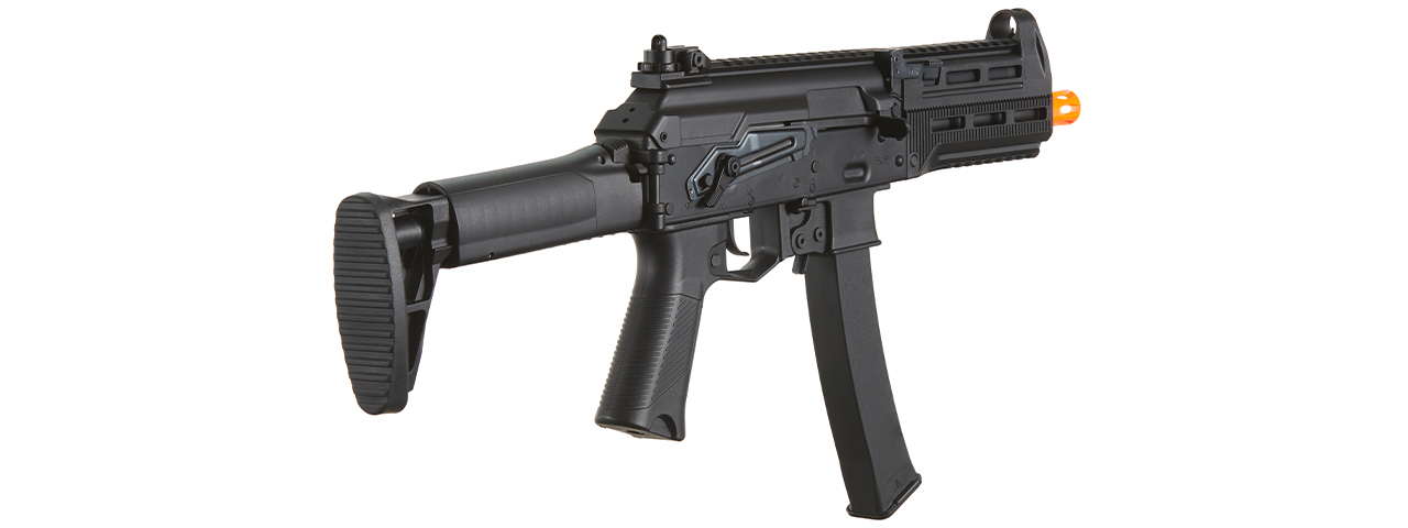 Lancer Tactical PP20 Airsoft SMG AEG Rifle (EBB) - (Full Metal/Black) - Click Image to Close